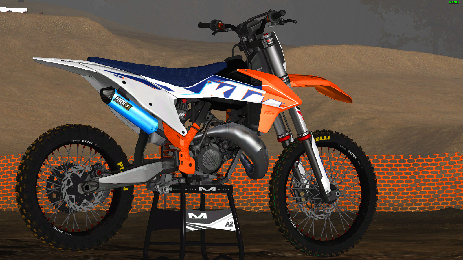125sx 2022 stock with blue HGS – MXB 