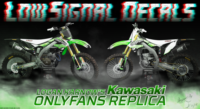 Low Signal Decals Onlyfans Logan Karnow Replica KX250 KX450 MXB