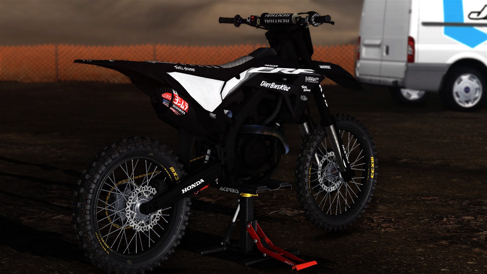 Blacked out CRF – MXB-Mods.com