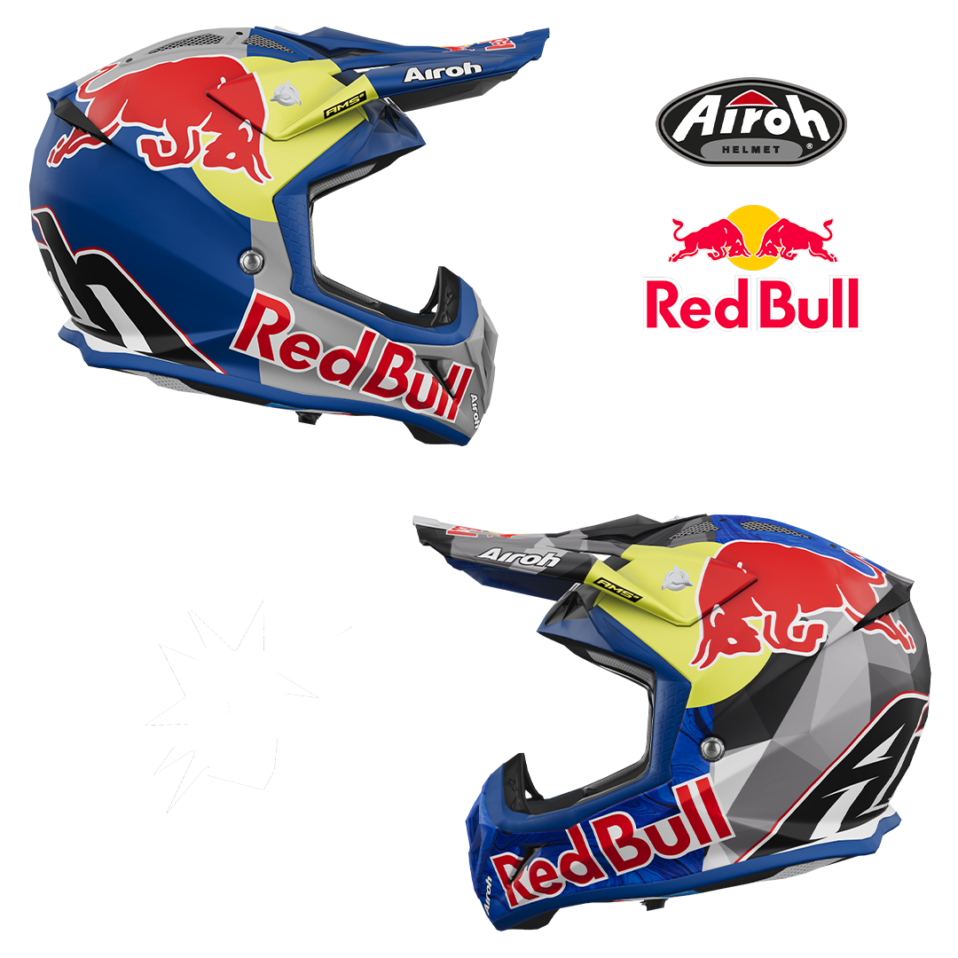 Verde Percibir Estrella Airoh Red Bull – MXB-Mods.com