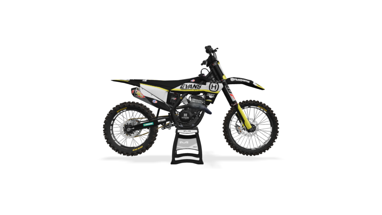 Evans Motosport public husqvarna paint