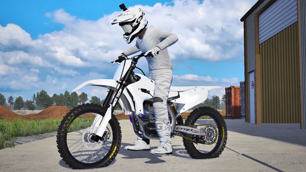 All White Yz250f Mxb