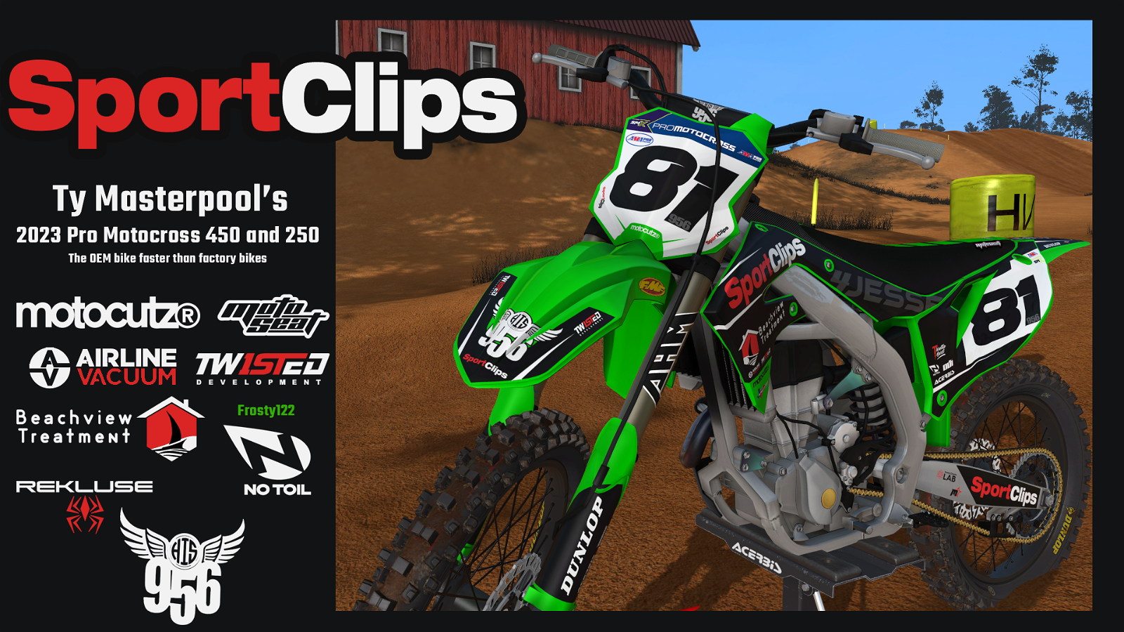Ty Masterpool SportClips Replica + Public (250 + 450) – MXB-Mods.com