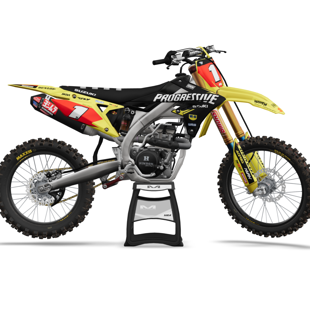 PonziRacing - Cross / Enduro / Motard > Abbigliamento > Tempo Libero > Lil'  Xtreme > modellini moto 18 cm Suzuki Rmz 450 Ken Roczen Replica scala 1:12