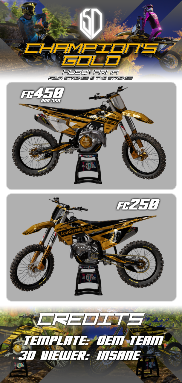 Champion’s Gold Husqvarna