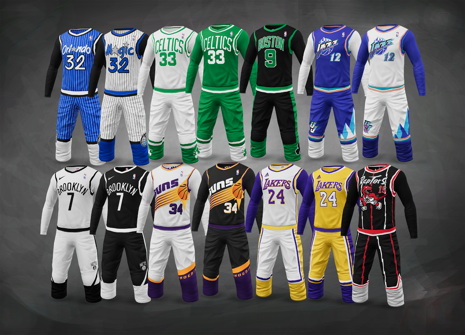 NBA Jerseys RETEXTURE pack 