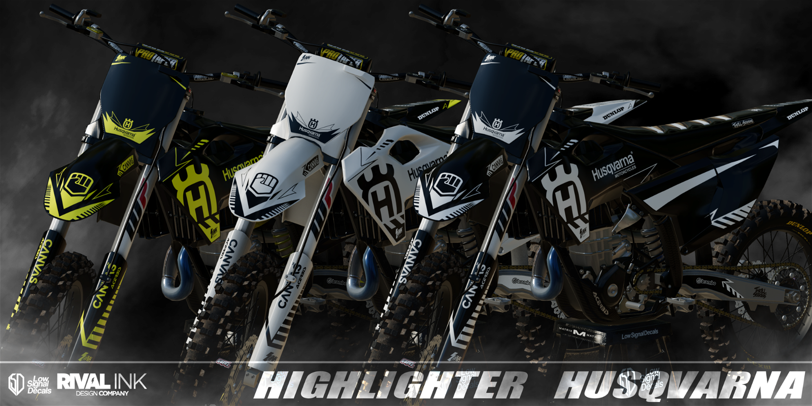 RivalInk Highlighter Husqvarna – MXB-Mods.com