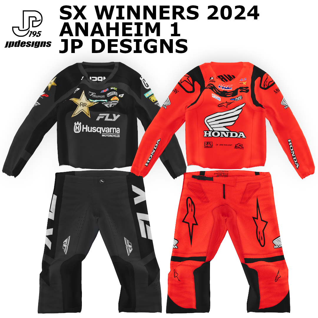 SX Winners 2025 Anaheim 1 JPD