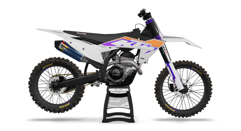 White & Purple KTM – MXB-Mods.com